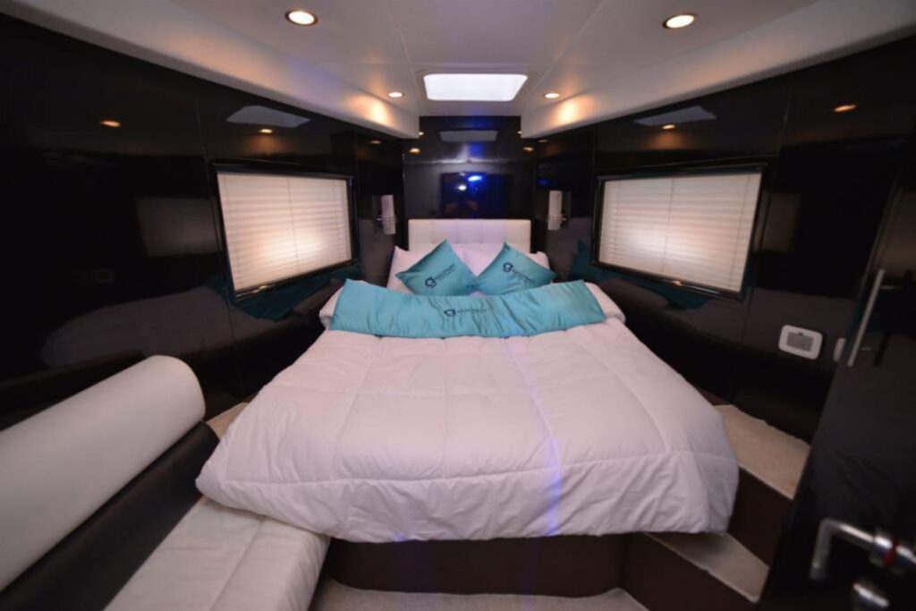 Dubai Marine 60 ft Yacht: Cozy Sleeping Quarters