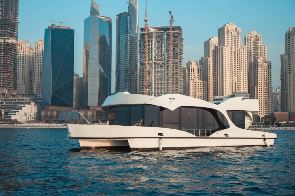 House Boat 80 ft Yacht: Serene Water View