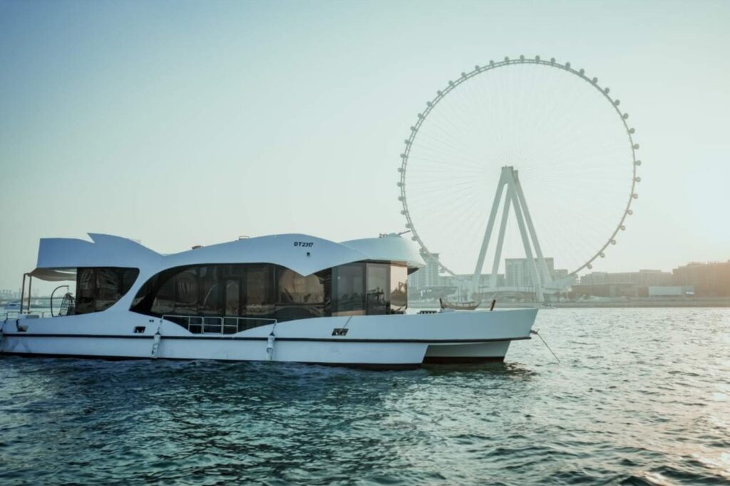 House Boat 80 ft Yacht: Serene On-Water Presence