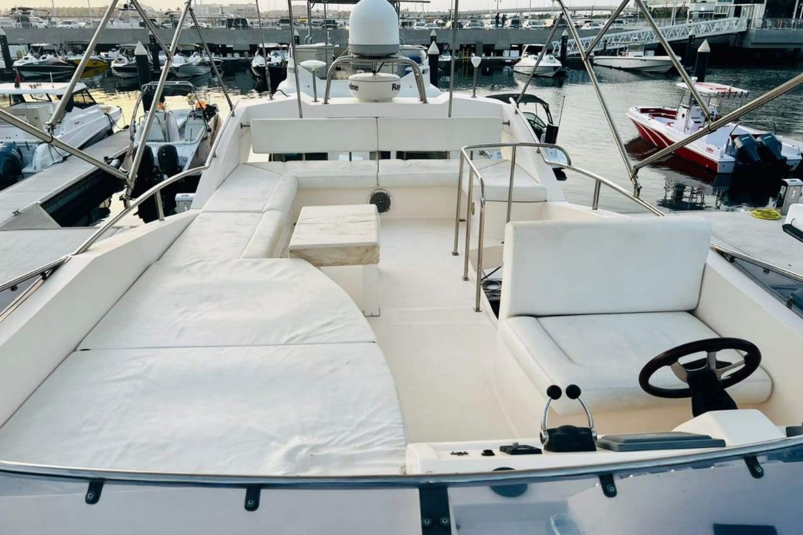 The Captain's Command: Majesty 50 ft Yacht Helm