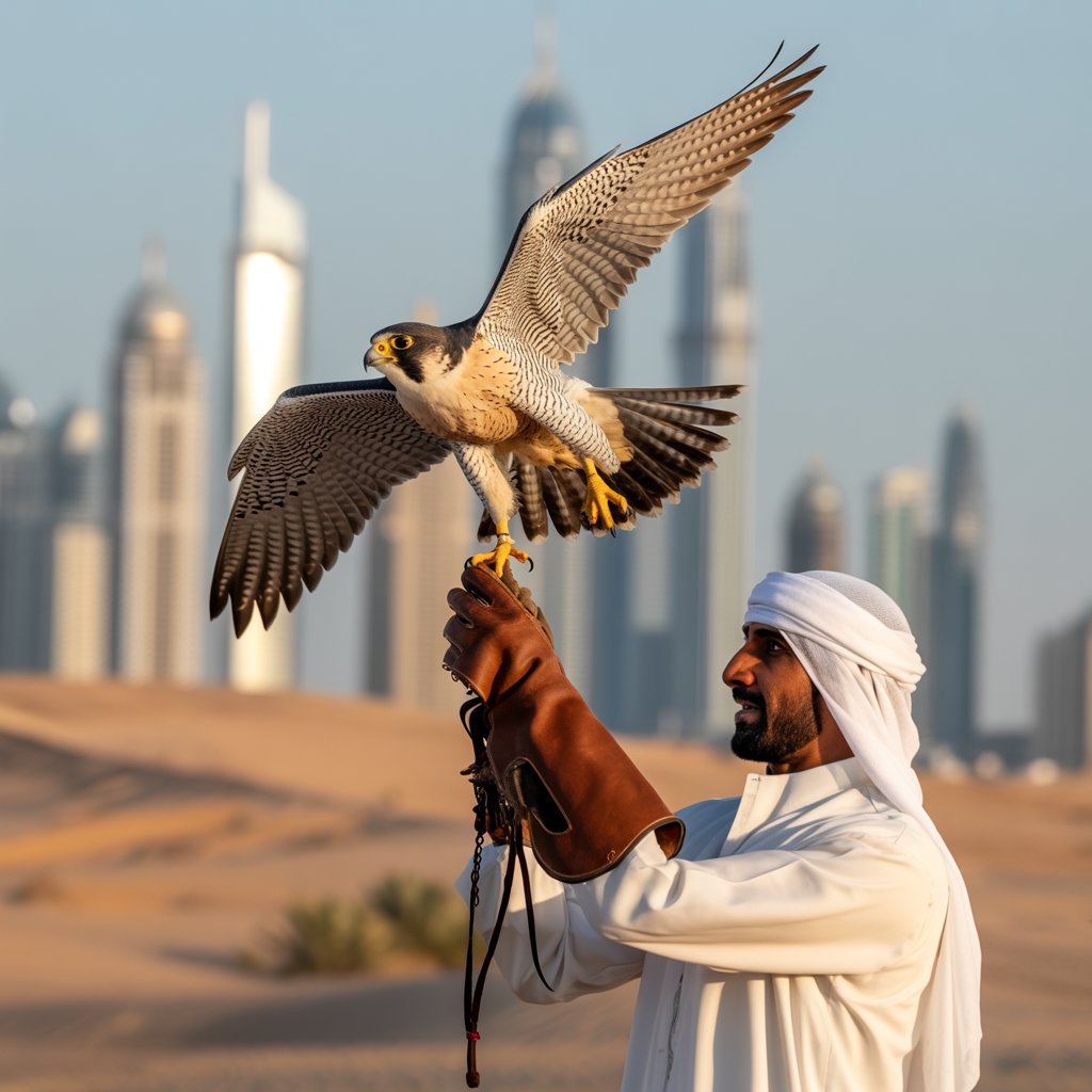falconry in the UAE